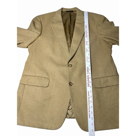 Vintage Brooks Brothers Camel Hair Sport Coat 44R Classic 2 Button Made In USA - Picture 9 of 11